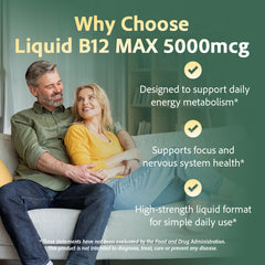 BioAvailable B12 Max Liquid 5000mcg